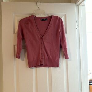 Light Pink 7th Avenue New and Company Cardigan